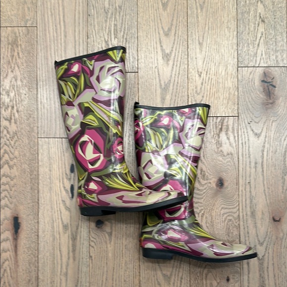 Missoni for Target Shoes - Missoni for Target Floral Patterned Rain Boots
